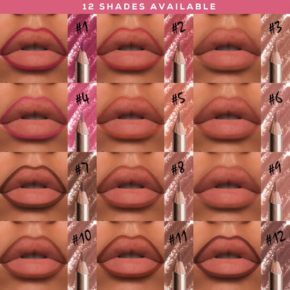 50pcs Private Label Gold Pencil Lip Liner + Sharpener