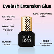 50pcs Private Label Cluster Lash Adhesive Glue