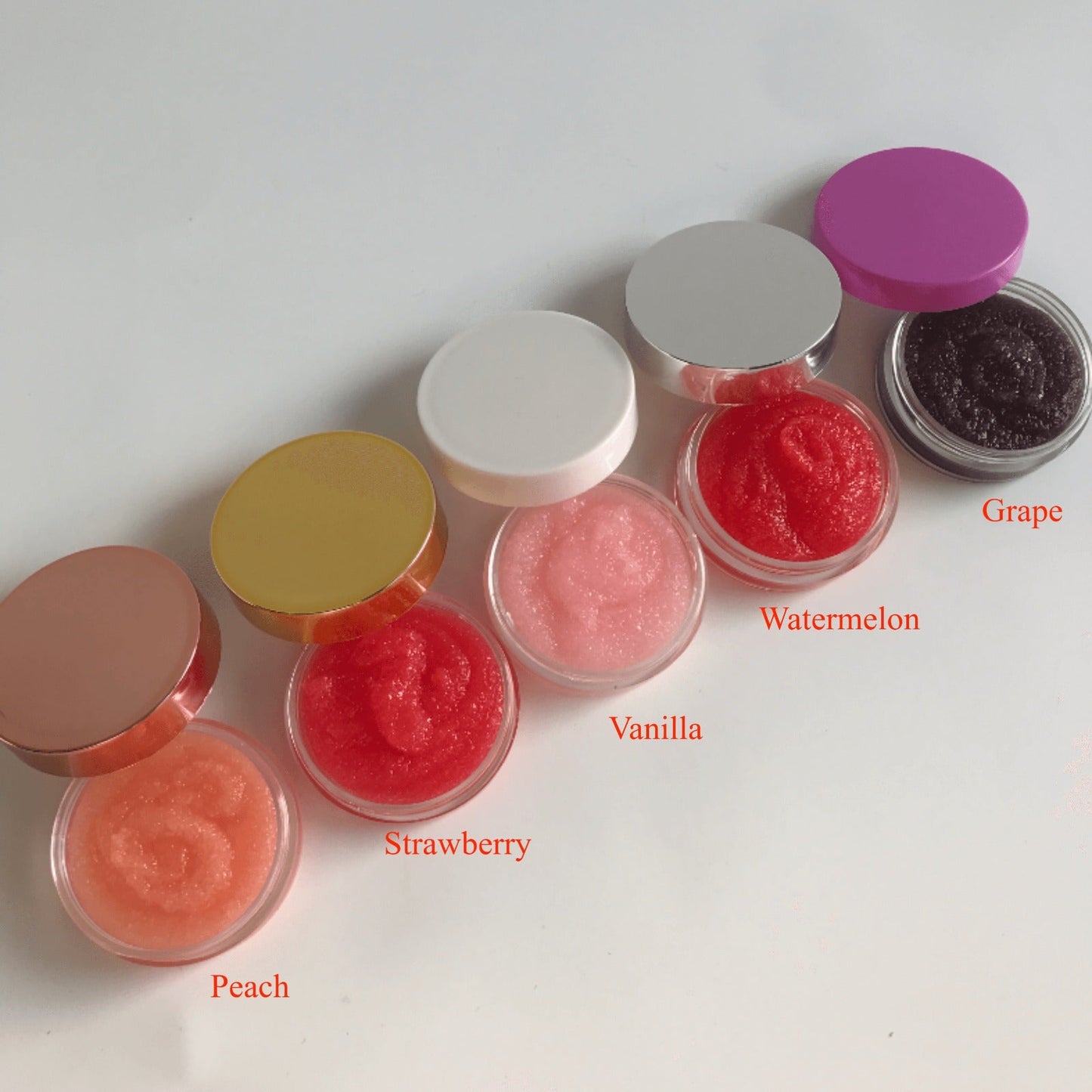 50pcs Private Label Lip Scrub