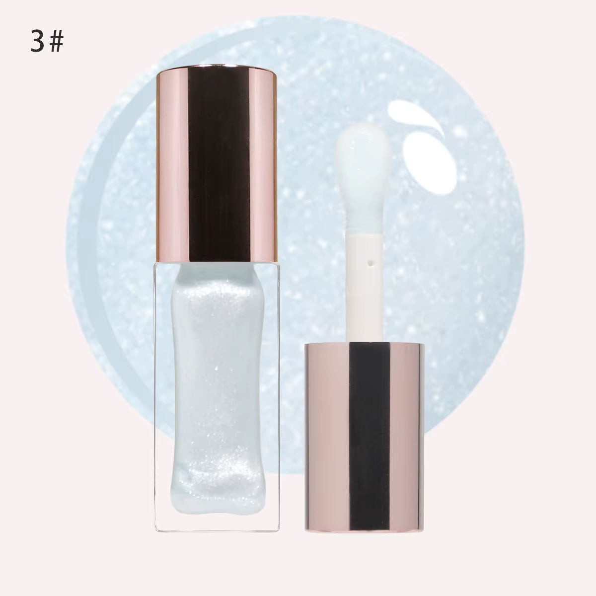 100pcs Private Label Hydrating Juicy Clear and Color Changing Lip Oil