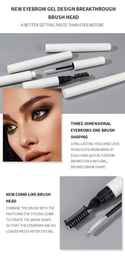50pcs Private Label Waterproof 3D Sculpting Eyebrow Gel