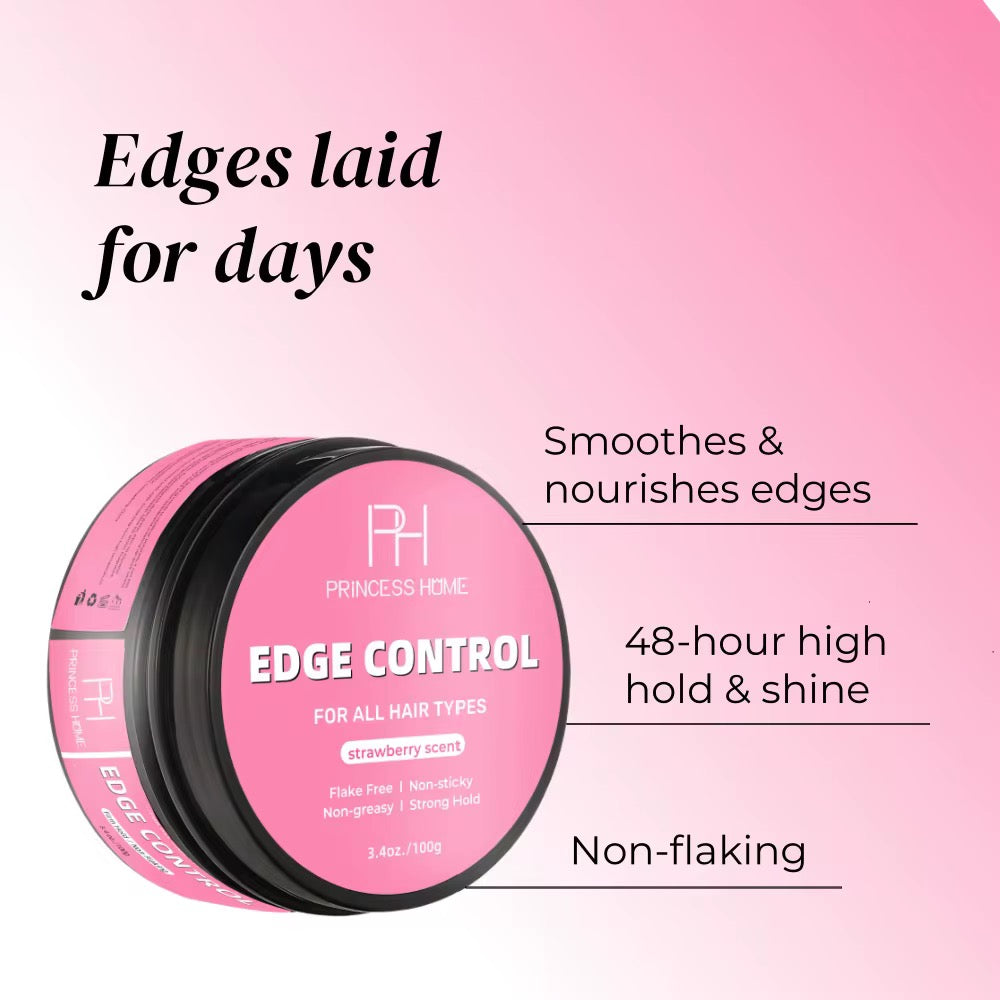 50pcs Private Label Firm Hold Non Greasy Edge Control (100g)
