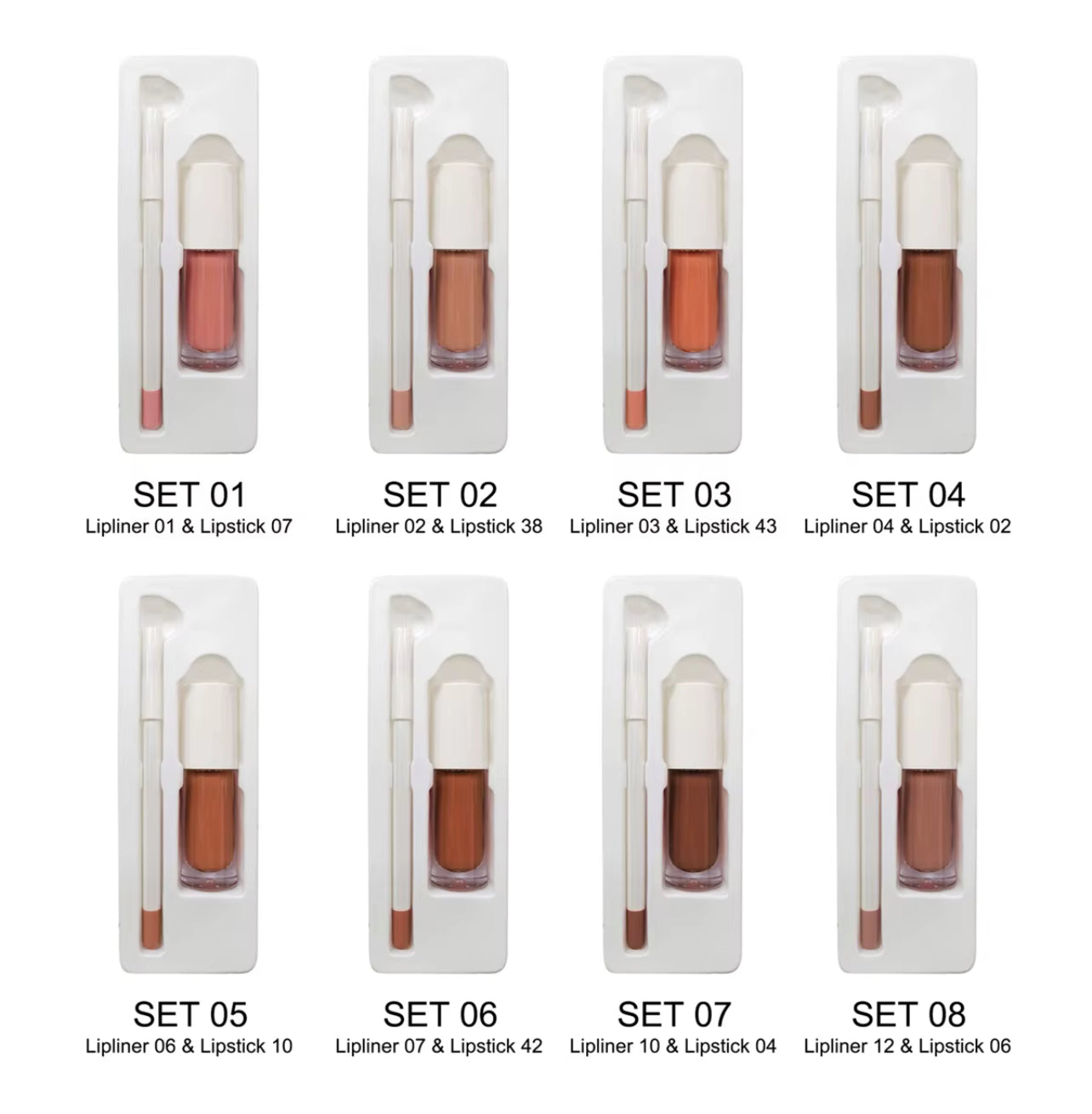 20 Sets Wholesale Lipstick Kit (NO LOGO)