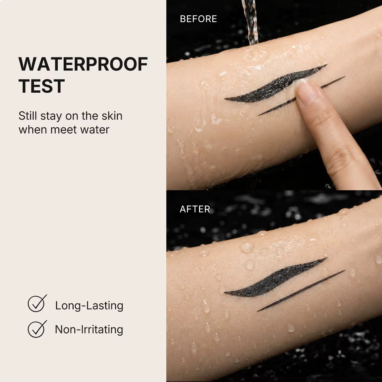 50pcs Private Label Dual-Ended Stamp Waterproof Eyeliner