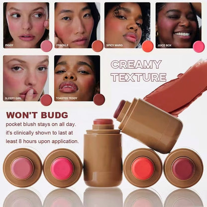 50pcs Private Label Pocket Cream Blush Sticks