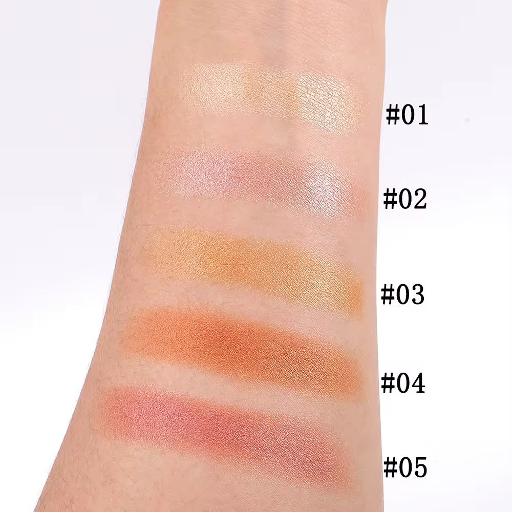 50pcs Private Label Pressed Blush and Highlighter