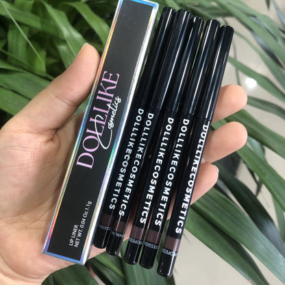 50pcs Private Label Black Retractable Lip Liner