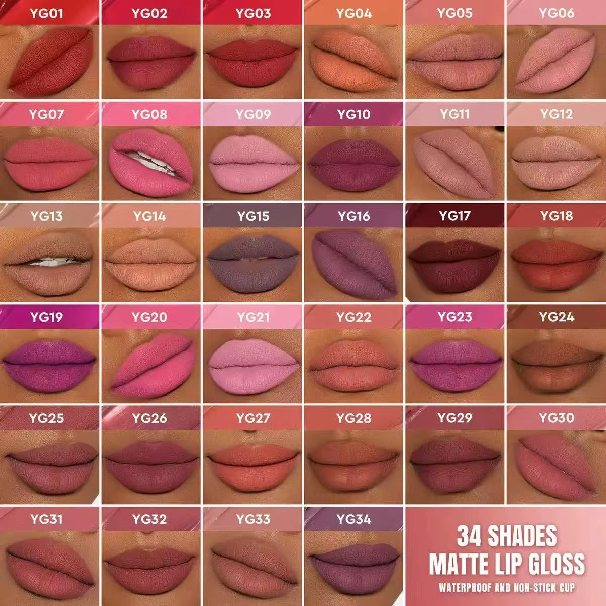 50 Sets Private Label Hydrating Lipgloss / Matte Lipstick Kit