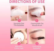 50pcs Private Label Eyelash Foaming Cleanser