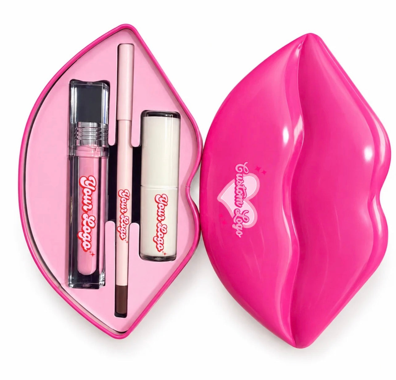20 Sets Private Label 3-in-1 Lip Care Kit - 1.0