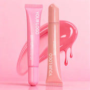 50pcs Private Label Peptide Scented Glossy Lip Tint Balm 2.0