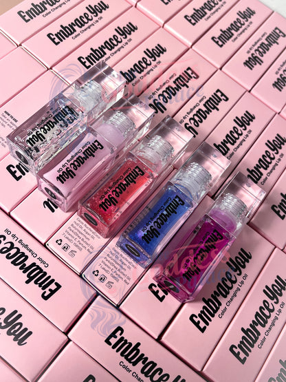 50pcs Private Label Color Changing Lip Oil