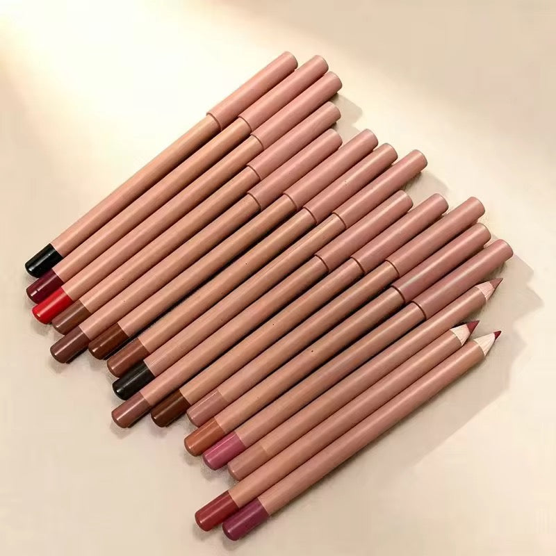 50pcs Private Label Lip Liner Nude Pencil