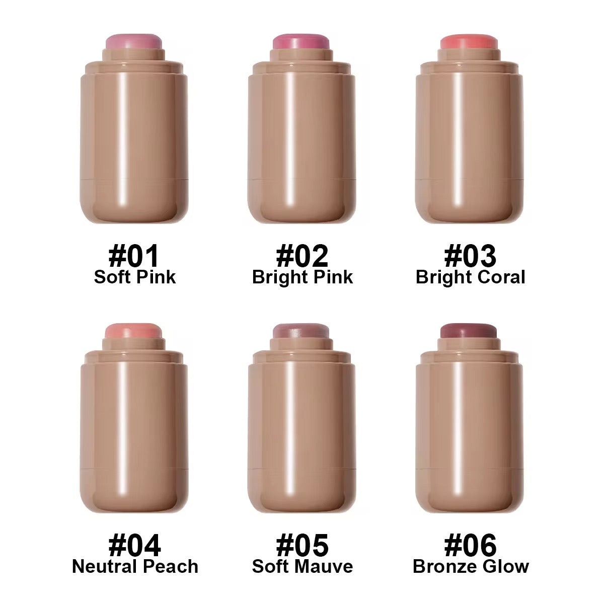 50pcs Private Label Pocket Cream Blush Sticks