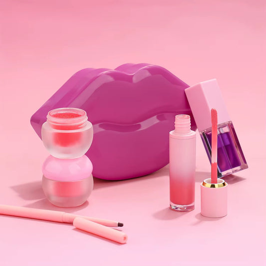 50 Sets Private Label 5-in-1 Lip Care Kit