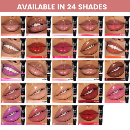 50pcs Private Label Shiny Plump Lip Gloss