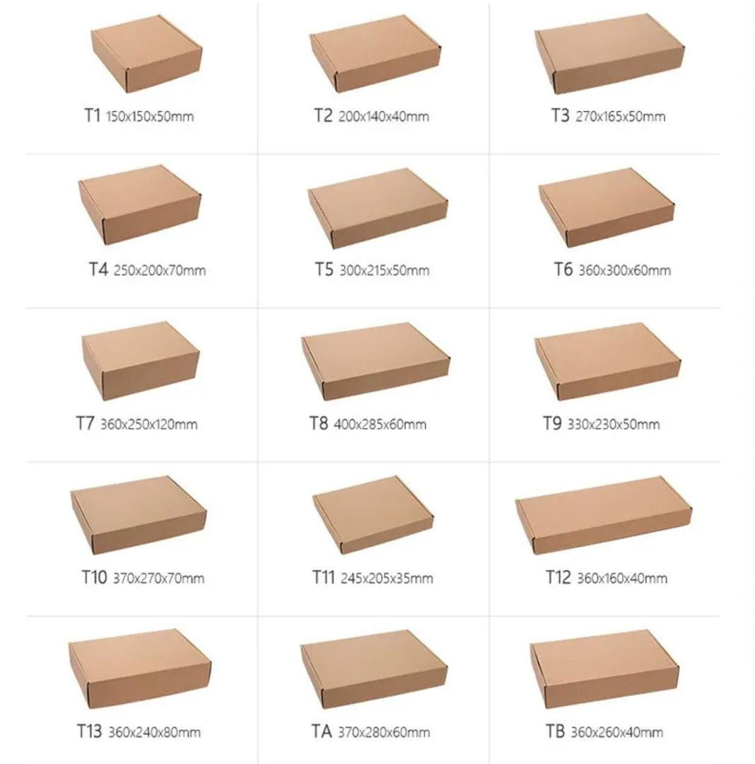 50pcs Private Label Packaging Bags/Boxes