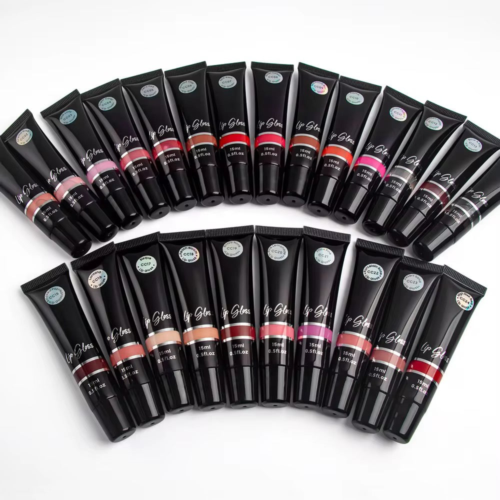 50pcs Private Label Shiny Plump Lip Gloss