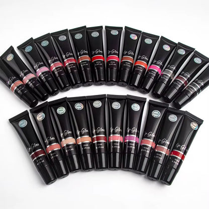 50pcs Private Label Shiny Plump Lip Gloss