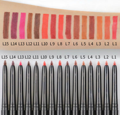 50pcs Private Label Black Retractable Lip Liner