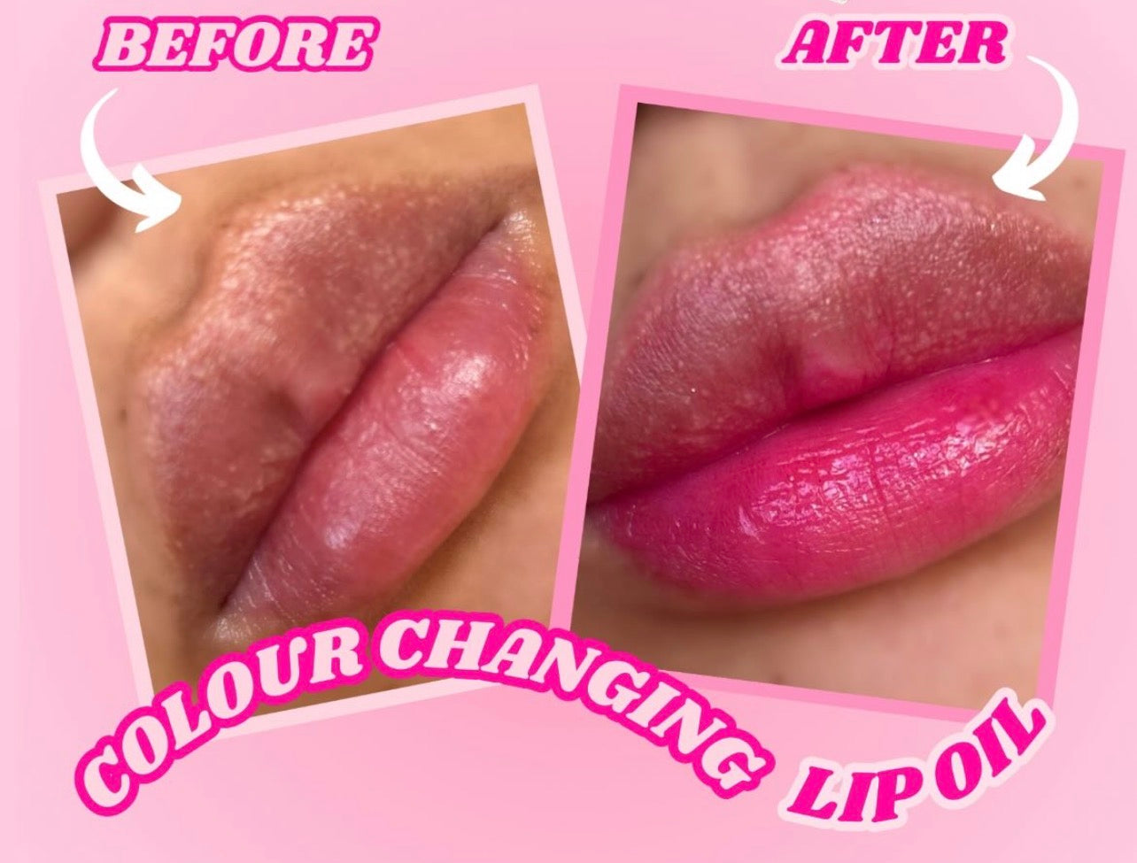 50pcs Private Label Color Changing & Hydrating Lip Plumping Oil (Rhinestone)