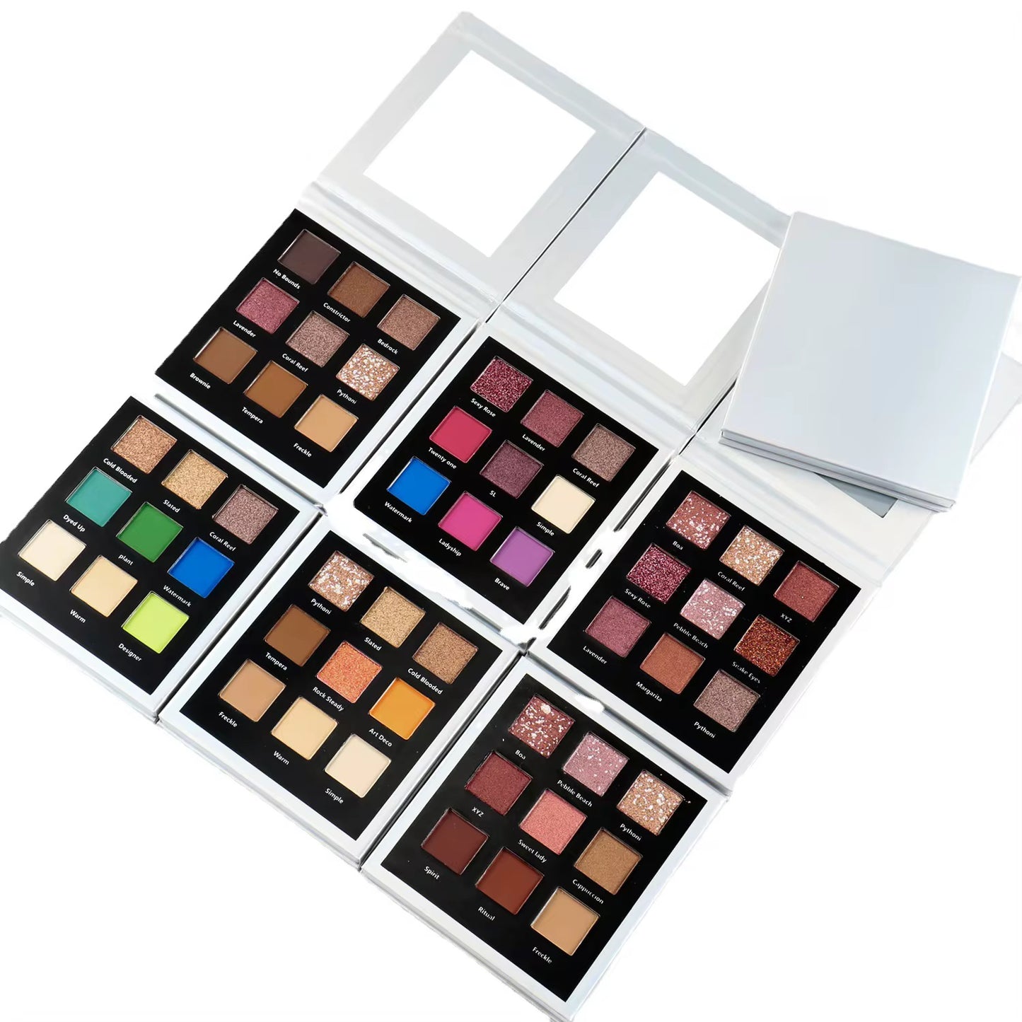 50pcs Private Label 9n1 Eyeshadow Palette