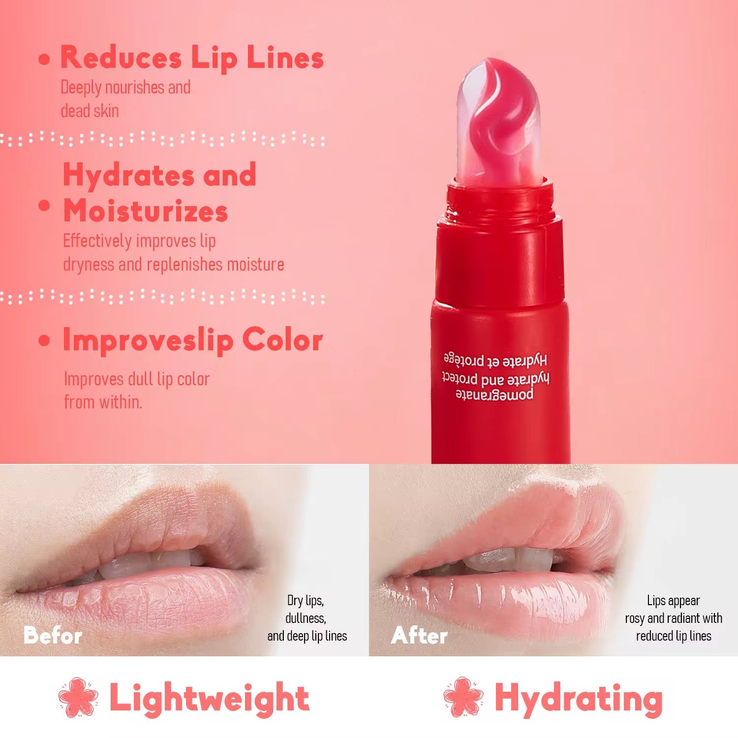 100pcs Private Label Lip Tinted Butter