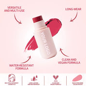 50pcs Private Label Pink Pocket Cream Blush Sticks