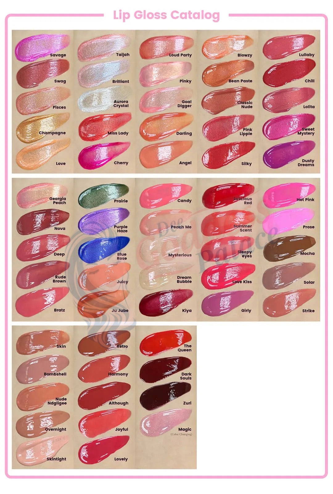 100pcs Private Label Double Side Lipgloss