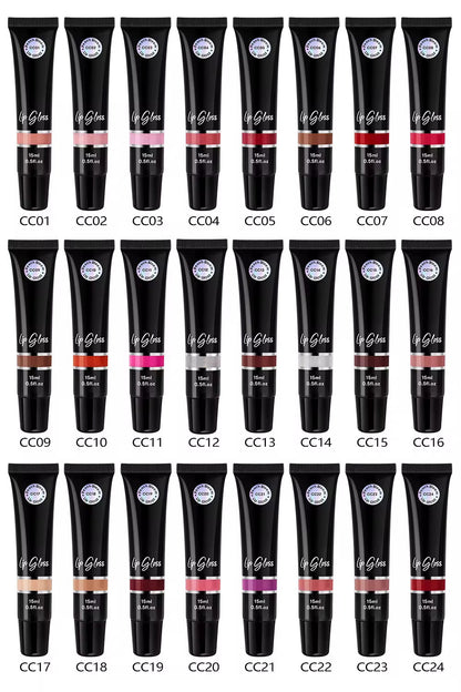 50pcs Private Label Shiny Plump Lip Gloss