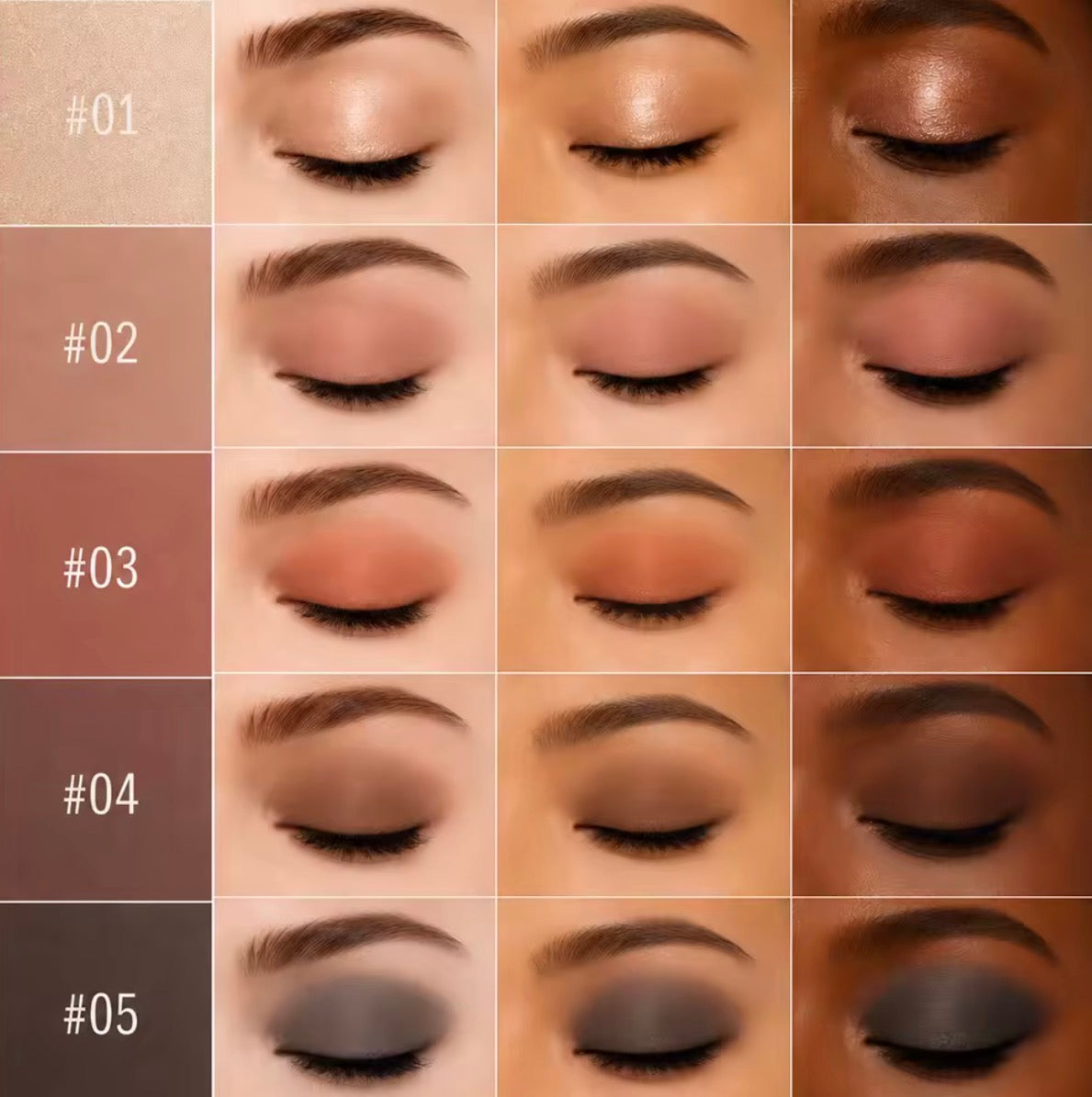 100pcs Private Label Smokey & Shimmer Eyeshadow Stick