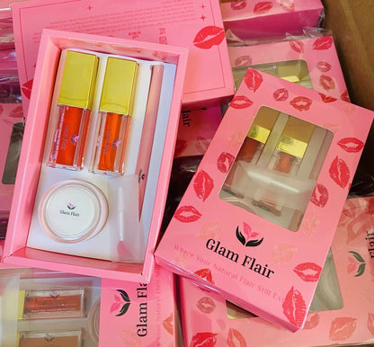 25 Sets 4-in-1 Private Label Lip Care Kit