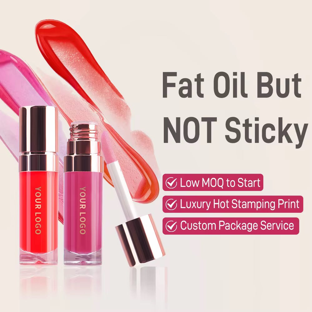 50pcs Private Label Fat Lip Oil