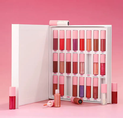 Lipgloss & Matte Lipstick Sample Pack (24pcs)