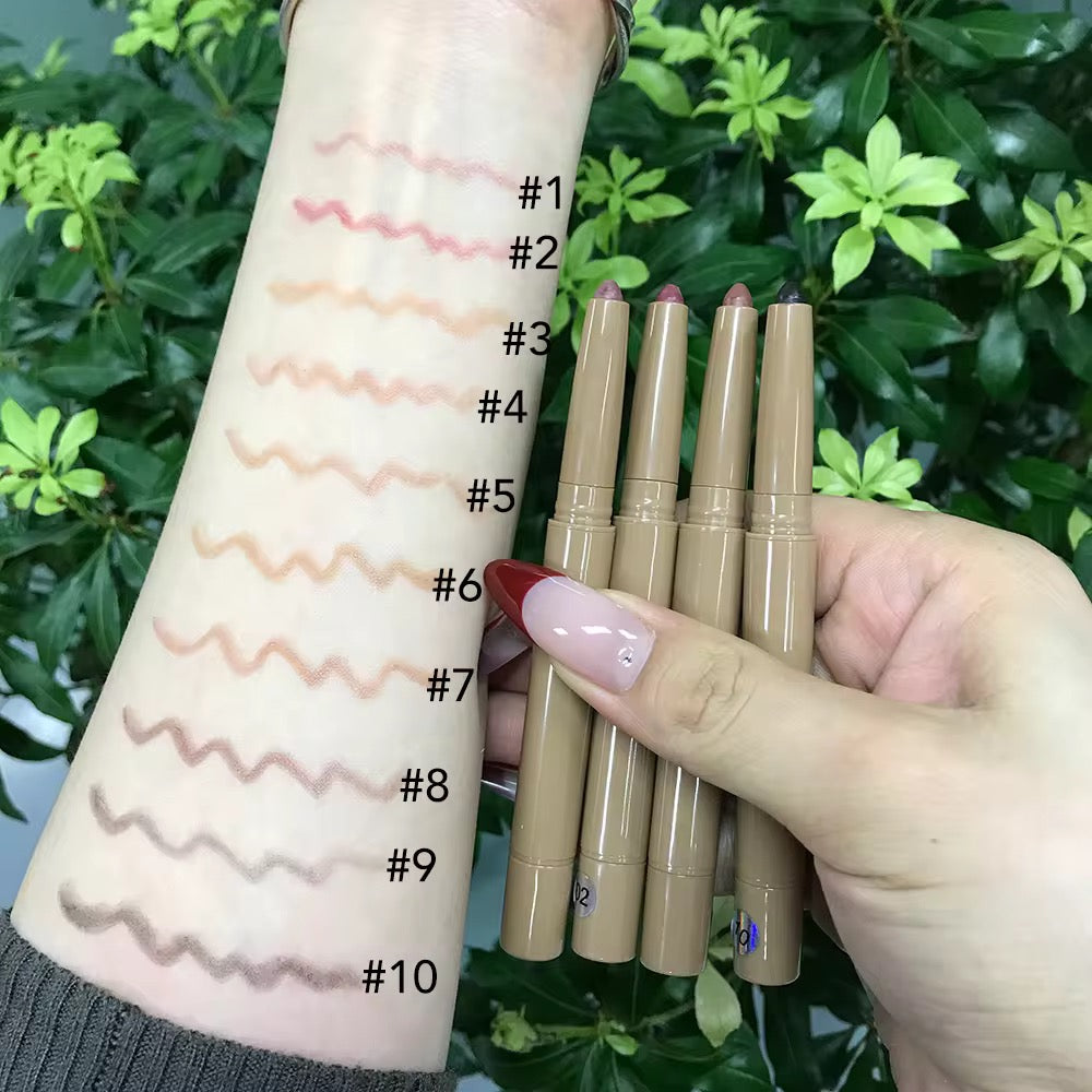 50pcs 2n1 Private Label Peptide Retractable Lip Liner