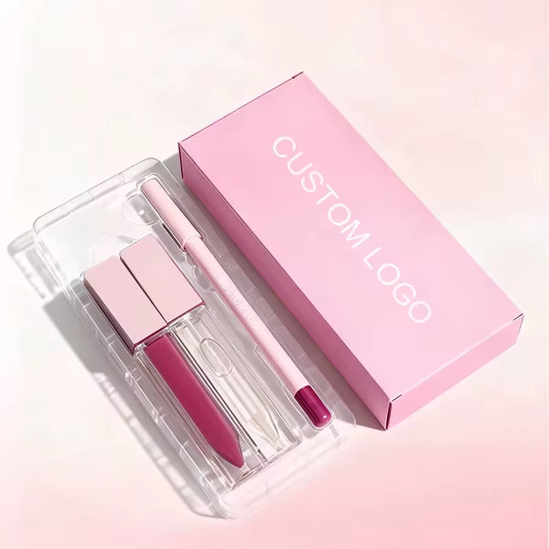 50 Sets Private Label 3-in-1 Lipstick Kit