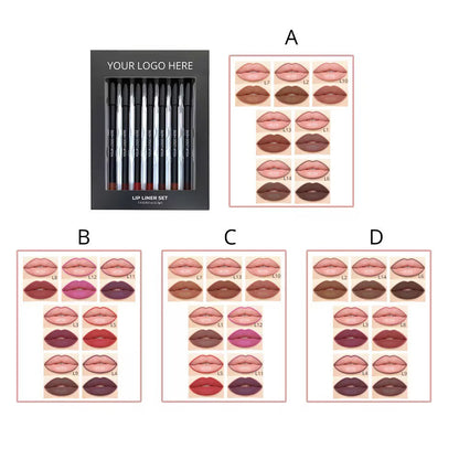50 Private Label Lip Liner Set