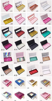 50pcs Private Label Empty Lash Boxes