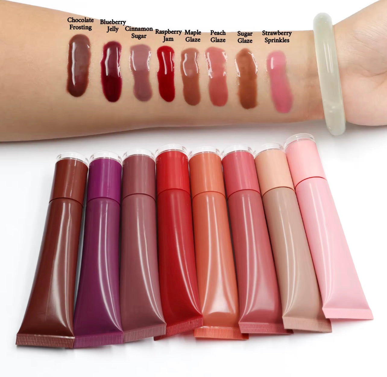 50pcs Private Label Peptide Donut 🍩 Lip Tinted Serum