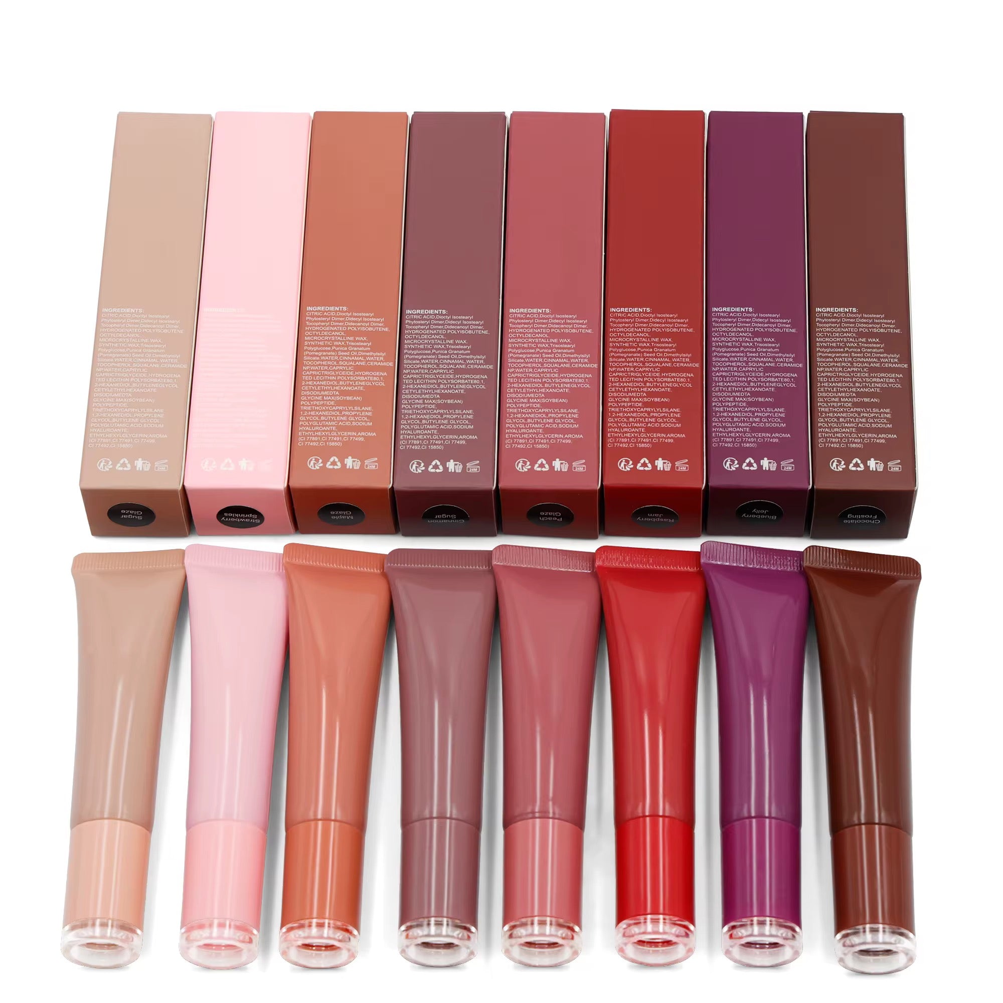 50pcs Private Label Peptide Donut 🍩 Lip Tinted Serum
