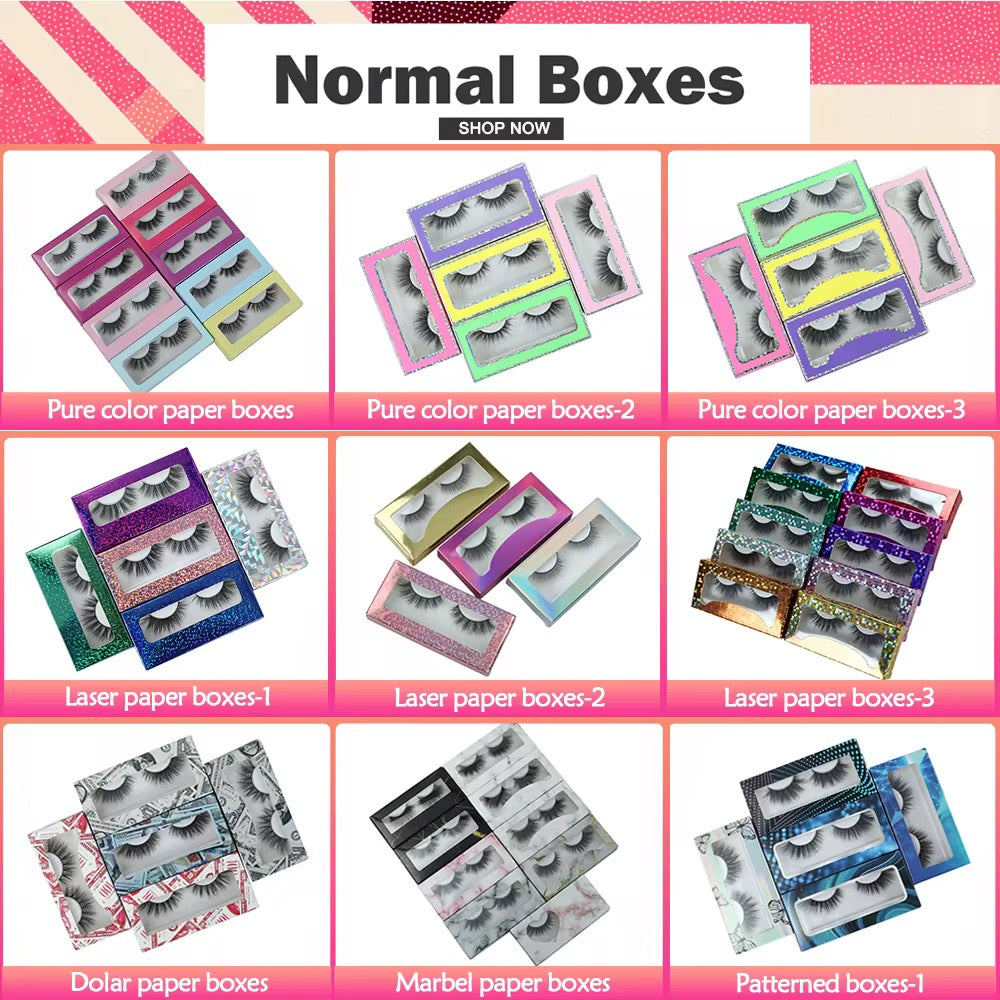 50pcs Private Label Empty Lash Boxes