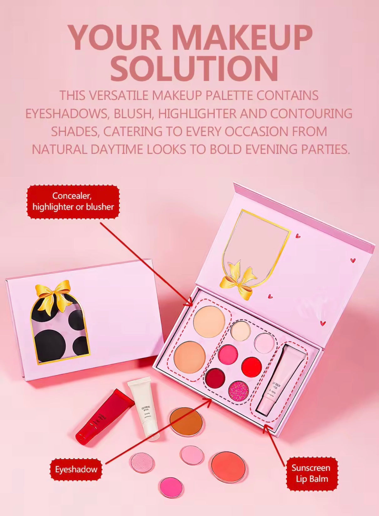 50 Sets Private Label Makeup Gift Set