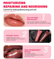 50pcs Private Label Peptide Donut 🍩 Lip Tinted Serum