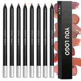 50pcs Private Label Creamy Retractable Black Lip Liner