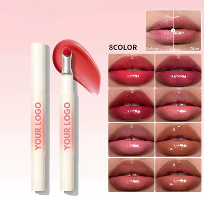 50pcs Private Label Lip Plumper Waterproof Lip Gloss