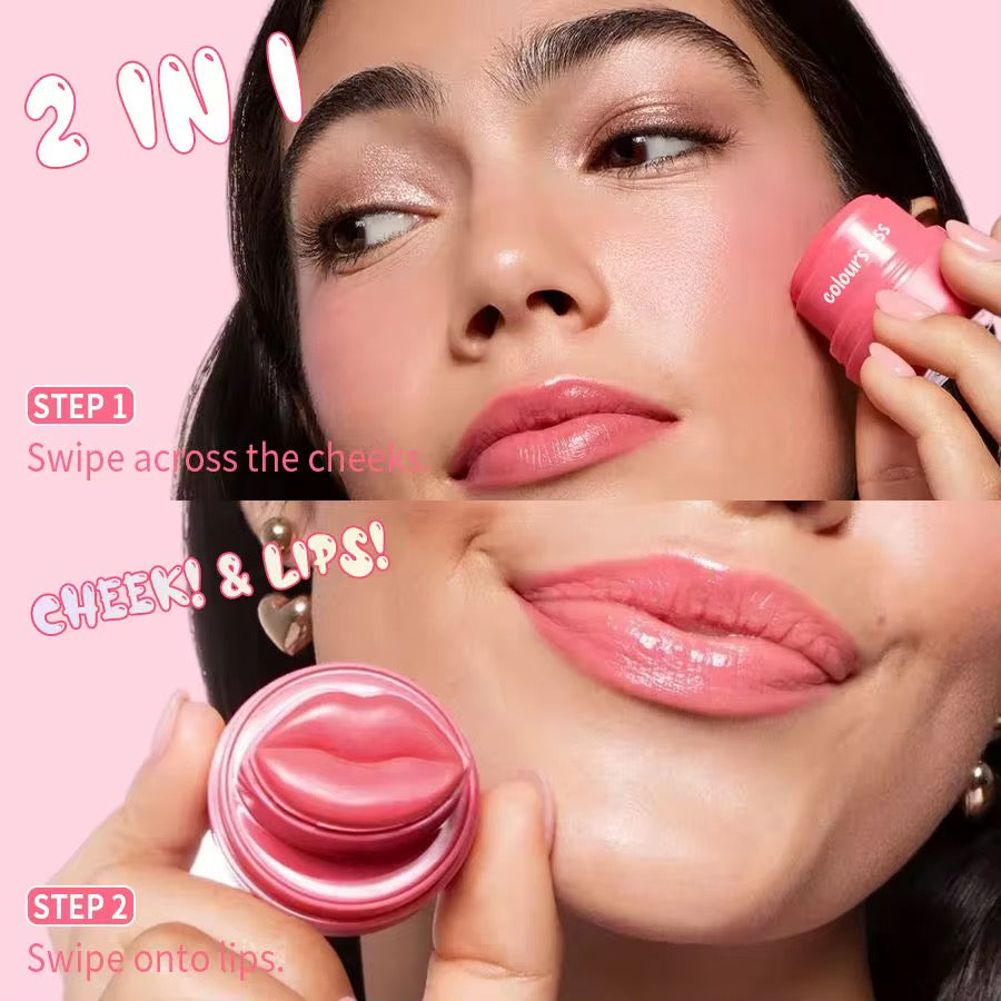 100pcs 2n1 Private Label Blush Lip and Cheek Balm