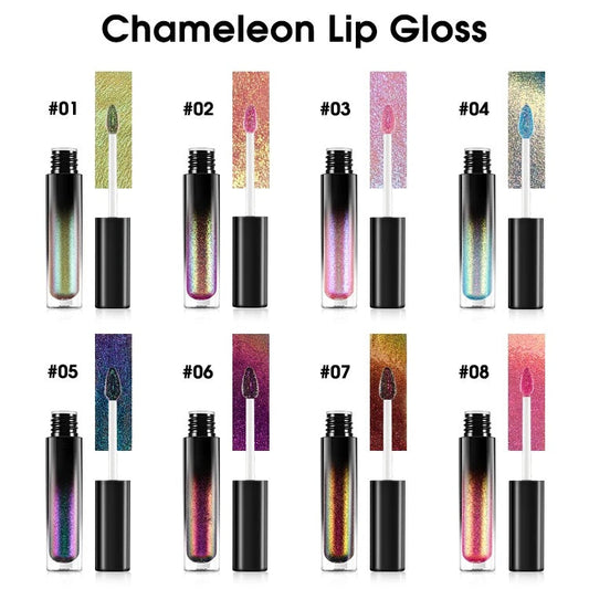 50pcs Wholesale Chameleon Glitter Lipgloss