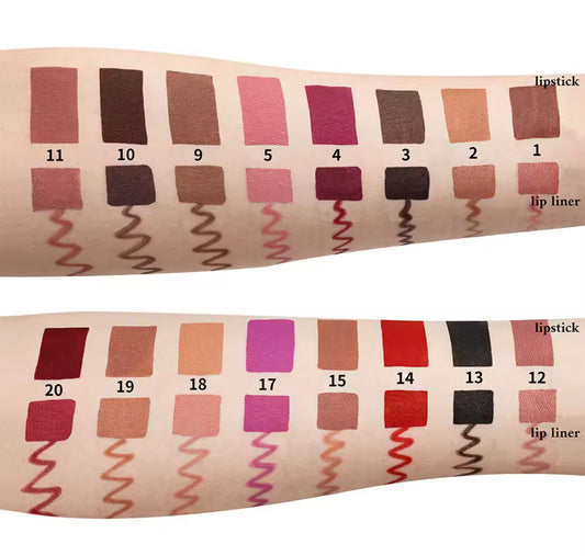 50 Sets Private Label Matte Lipstick Kit