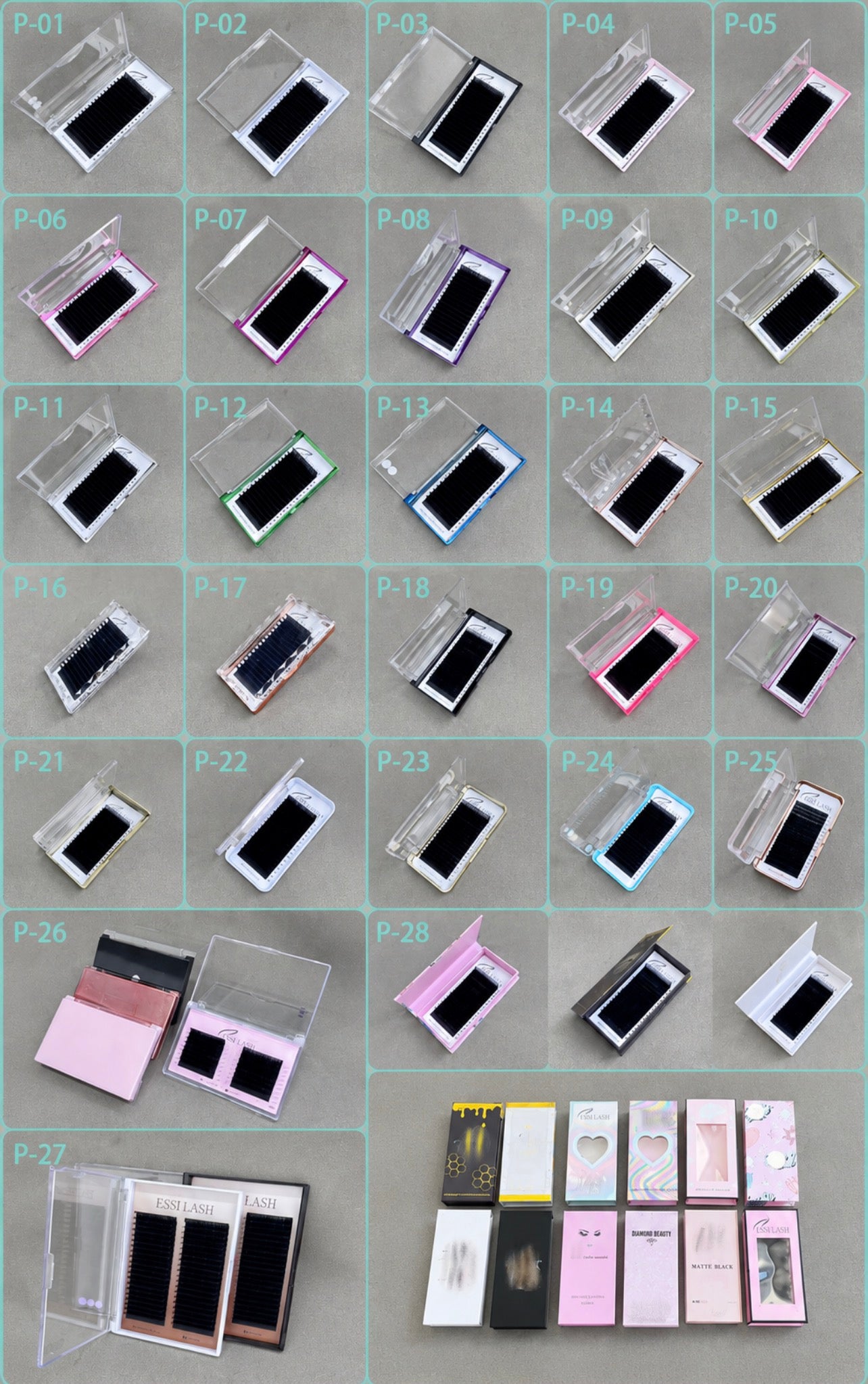 Private Label Lash Cluster Trays