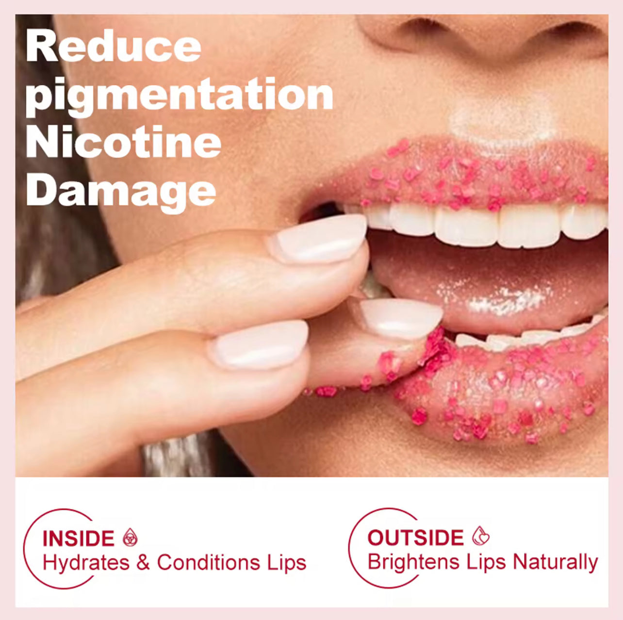 50pcs Private Label Lip Scrub